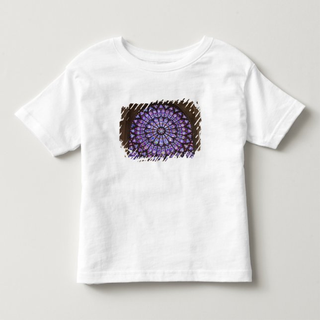 Frankrike, Paris. Interiördetalj av glasmålning T-shirt (Framsida)