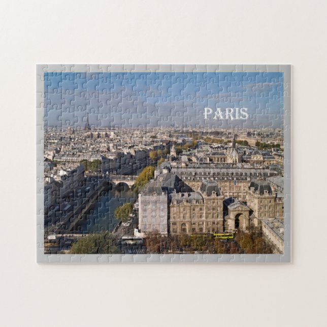 Frankrike - Paris - Jigszawa Puzzle Pussel (Horisontell)