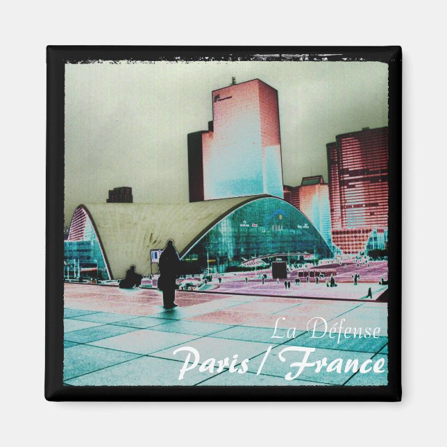 Frankrike, Paris, La Défense (Magnet) Magnet (Framsidan)