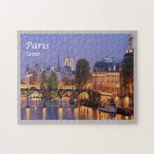 Frankrike - Paris - La Seine de Paris - Jigszawa P Pussel