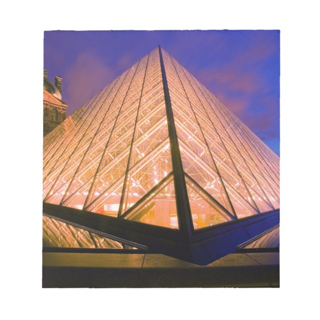 Frankrike, Paris. Louvren vid skymning. 2 Anteckningsblock (Framsida)