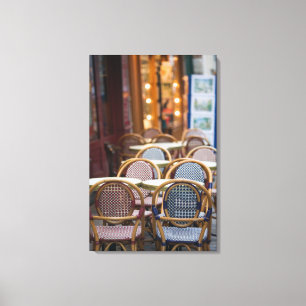 FRANKRIKE, PARIS, Montmartre: Place du Tertre, Caf Canvastryck