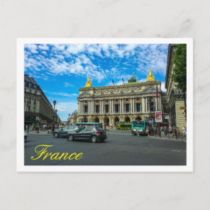 Frankrike Paris National Academy of Music and Oper Vykort
