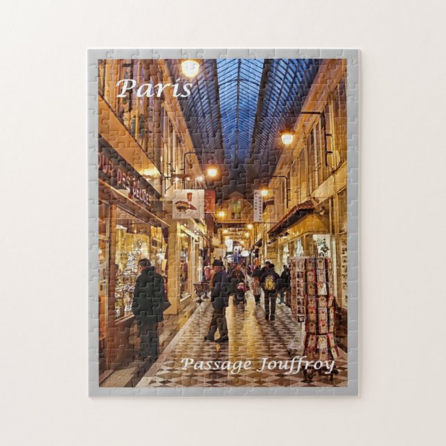 Frankrike - Paris - Passage Jouffoy - Jigszawa Puz Pussel (Vertikal)