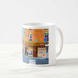 Frankrike, Paris,Rue Dominique Kaffemugg