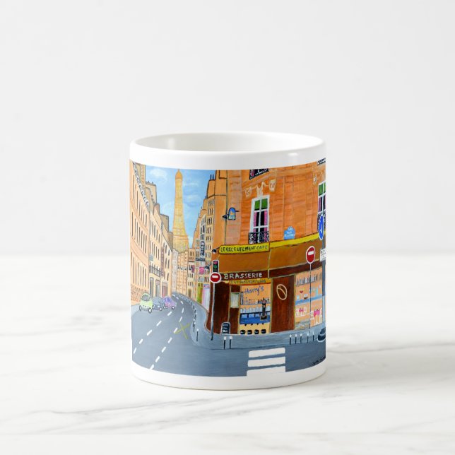 Frankrike, Paris,Rue Dominique Kaffemugg (Center)