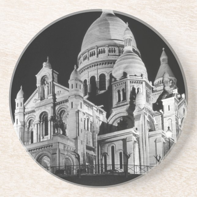Frankrike Paris Sacre Coeur Basilica 1970 Underlägg Sandsten (Framsidan)