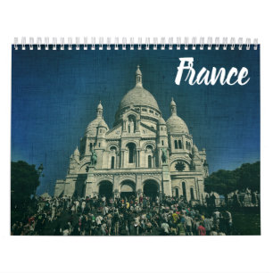 Frankrike Paris Städer naturarkitektur liggande Kalender
