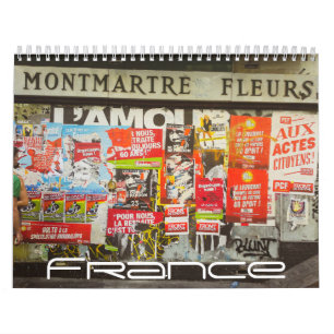 Frankrike Paris Städer naturarkitektur liggande Kalender