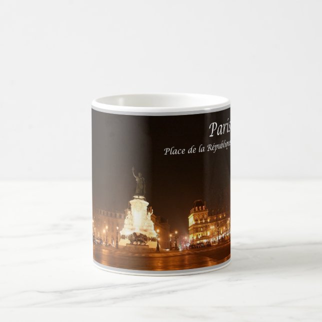 Frankrike - Paris - Ställe de la République - Kaffemugg (Center)
