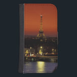 Frankrike, Paris Sunset view of Eiffel Torn and Plånboksfodral För Samsung Galaxy S4<br><div class="desc">COPYRIGHT Walter Bibikow / DanitaDelimont.com| EU09 WBI0230.jpg| Frankrike,  Paris Sunset view of Eiffel Torn and Seine River</div>