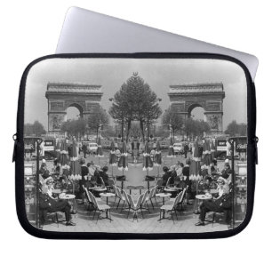 Frankrike Paris Triumphal Arch 1970 iPad Smart Cov Laptop Fodral