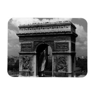 Frankrike Paris Triumphal arch Ställe Etoile 1970 Magnet