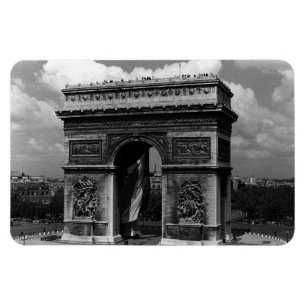 Frankrike Paris Triumphal arch Ställe Etoile 1970 Magnet