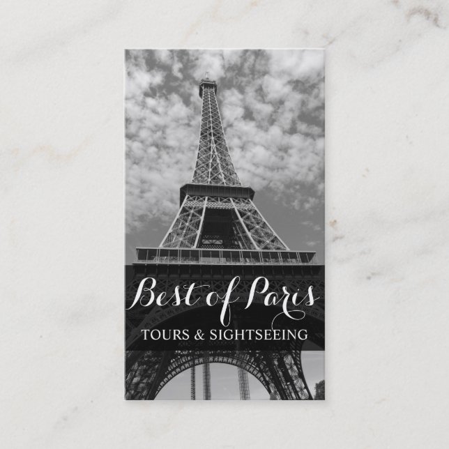 Frankrike Paris Turistkoordinator Resebyrå Visitkort (Framsida)