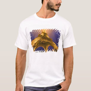 Frankrike, Paris. Uppifrån foten av Eiffeltornet T-shirt