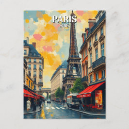 frankrike PARIS-Vintage Vykort