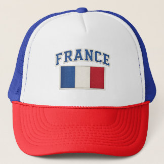 Frankrike Patriotisk Flagga Broderad Hatt Keps
