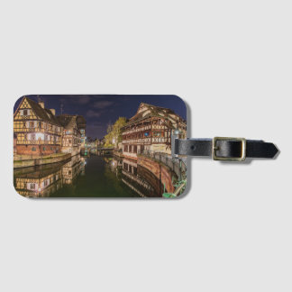 Frankrike Photo Night Strasbourg Bagagebricka