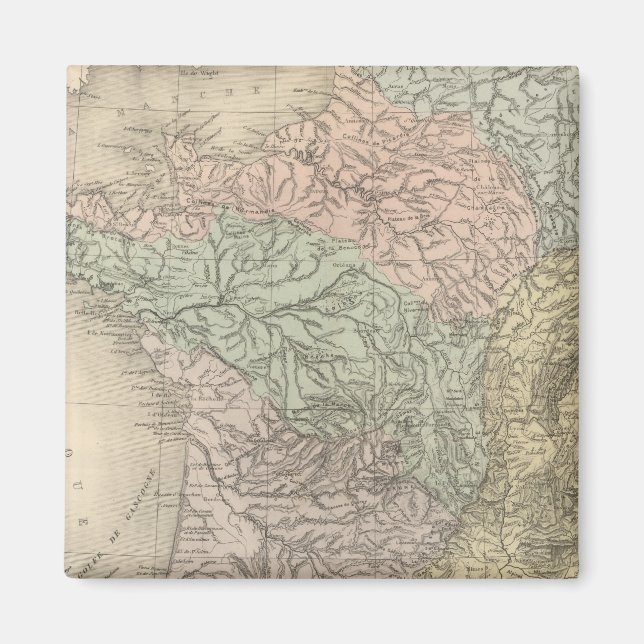 Frankrike Physique Magnet (Framsidan)