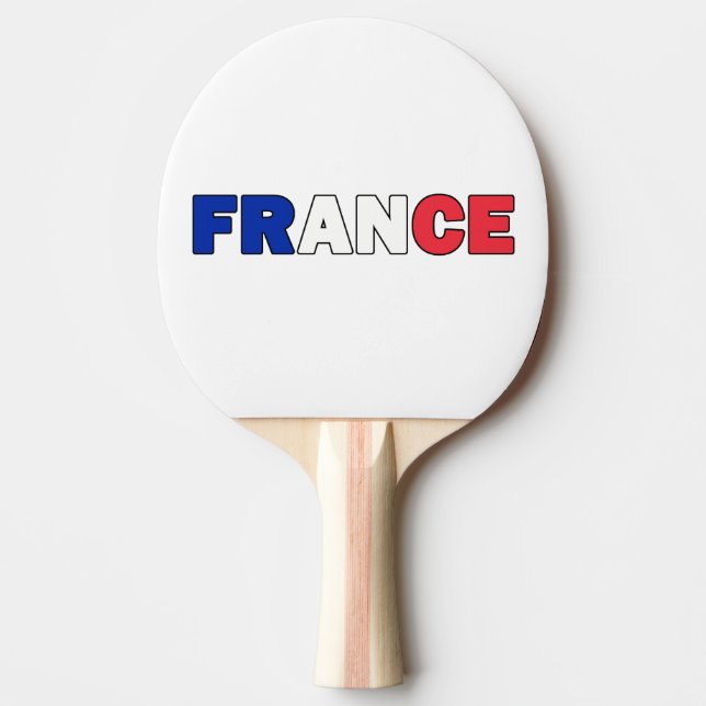 Frankrike Pingisracket (Framsidan)