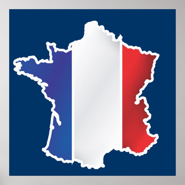 Frankrike Poster (Framsidan)