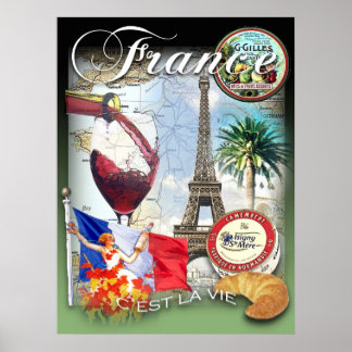 frankrike poster