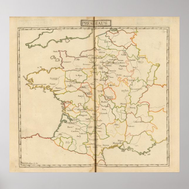 Frankrike President Poster (Framsidan)