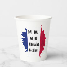 Frankrike Pride Fotbollsparty Allez Les Bleus Kopp
