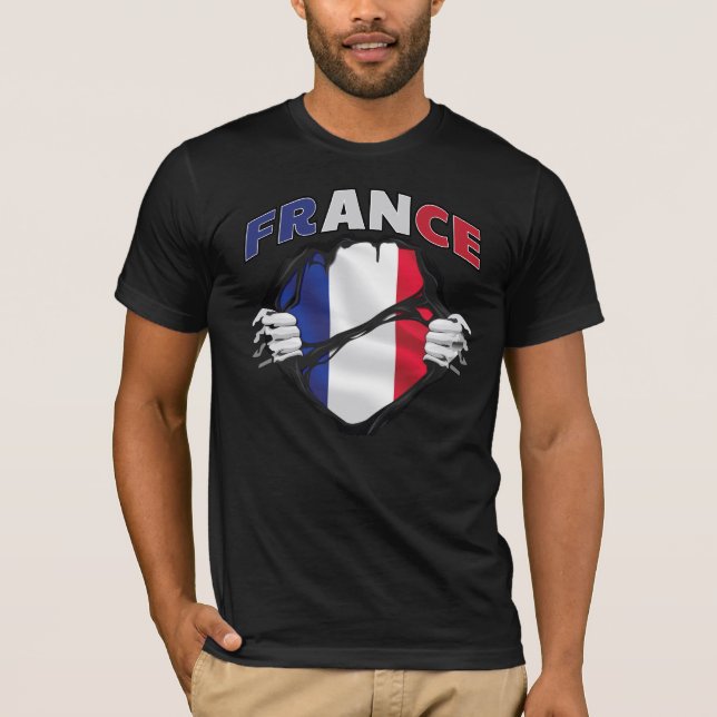 Frankrike Pride T Shirt (Framsida)