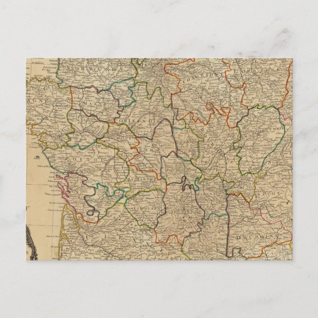 Frankrike, regeringar vykort (Framsida)