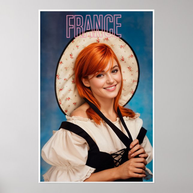 Frankrike Resaaffisch Poster (Framsidan)