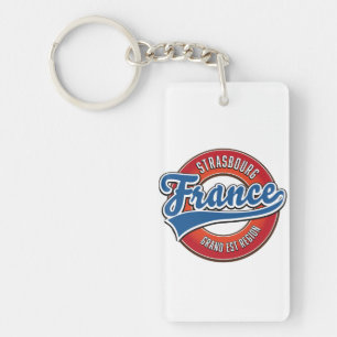 Frankrike Retro-logotypen, Strasbourg Grand Est-om