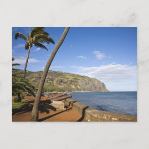 Frankrike, Reunion Island, St-Denis, vy över La Vykort