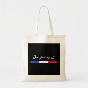 Frankrike Roots Funny Fransk Born Bonjour Y'All Tygkasse