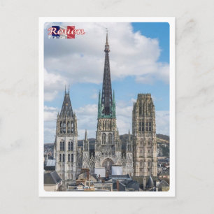 Frankrike - Rouen - Cattedrale di Notre-Dame - Vykort