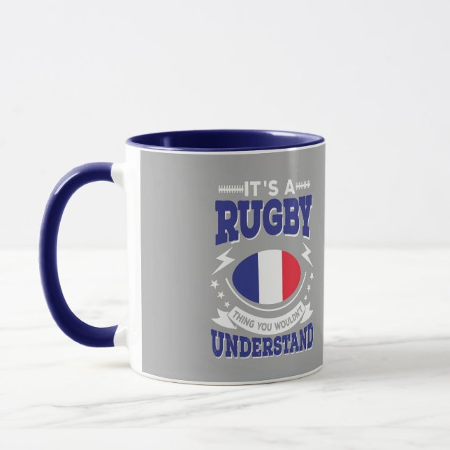 Frankrike Rugby Mugg (Vänster)
