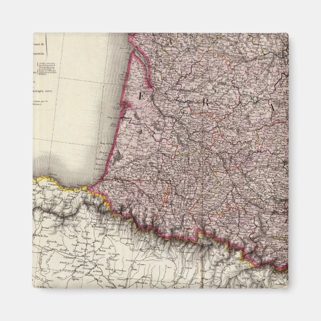 Frankrike Southwest Magnet (Framsidan)