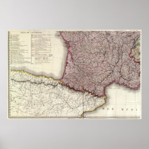 Frankrike Southwest Poster