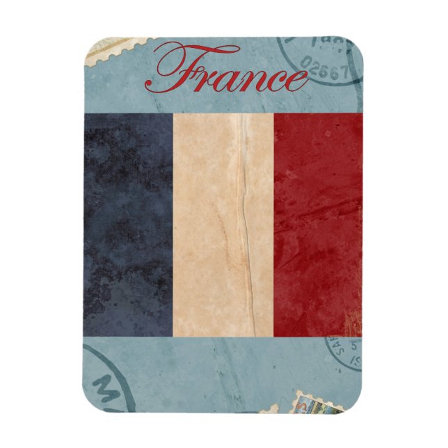 Frankrike Souvenir Magnet (Vertikal)