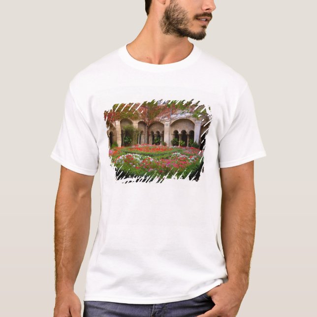 Frankrike, St. Remy de Provence, klostergård vid 2 T Shirt (Framsida)