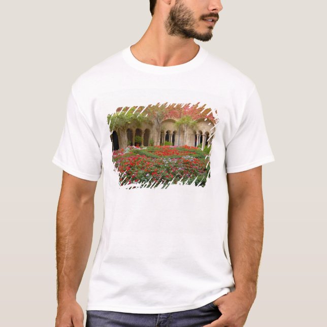Frankrike, St. Remy de Provence, klostergårdar kl  Tee Shirt (Framsida)