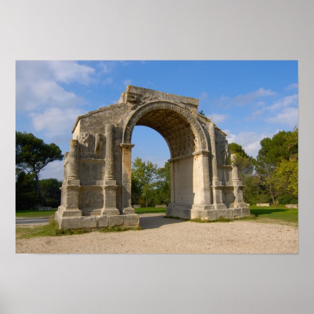 Frankrike, St. Remy de Provence, Triumphal Arch Poster (Framsidan)