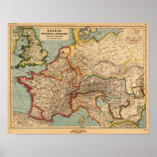 Frankrike, Storbritannien, Tyskland Poster