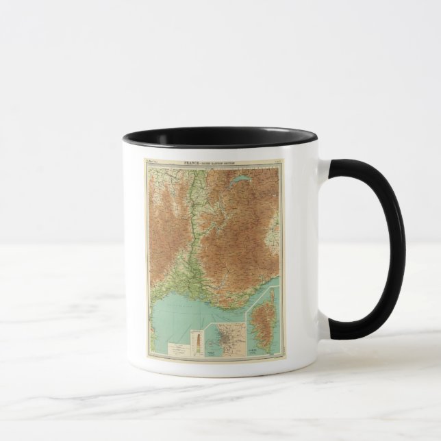 Frankrike, sydost, Korsika Marseille Mugg (Höger)