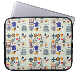 Frankrike Symbols Laptop Fodral