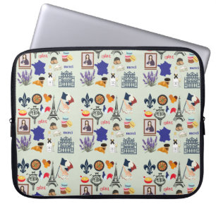 Frankrike Symbols Laptop Fodral