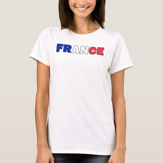 Frankrike T Shirt (Framsida)