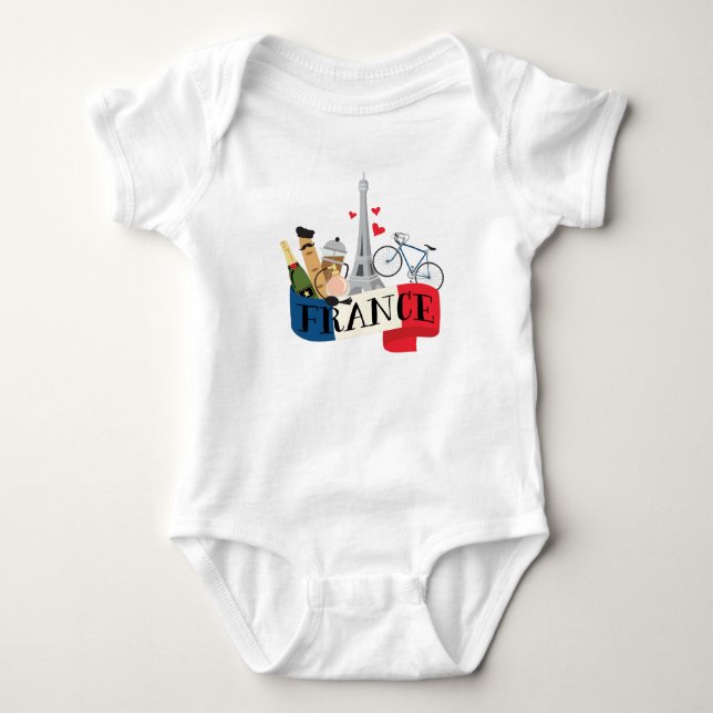 Frankrike T Shirt (Framsida)