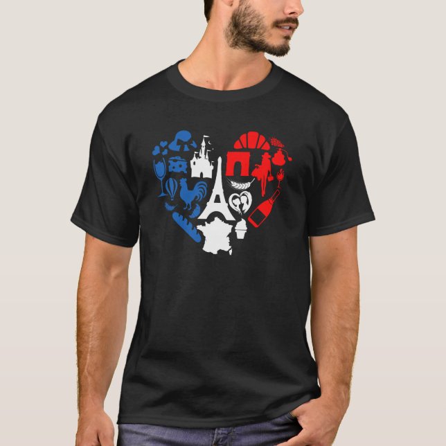 frankrike t shirt (Framsida)
